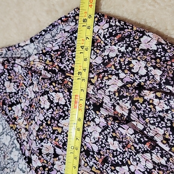 a.n.a. Flowy Multicolour Flower Pattern Midi Dress US XS - Picture 8 of 14